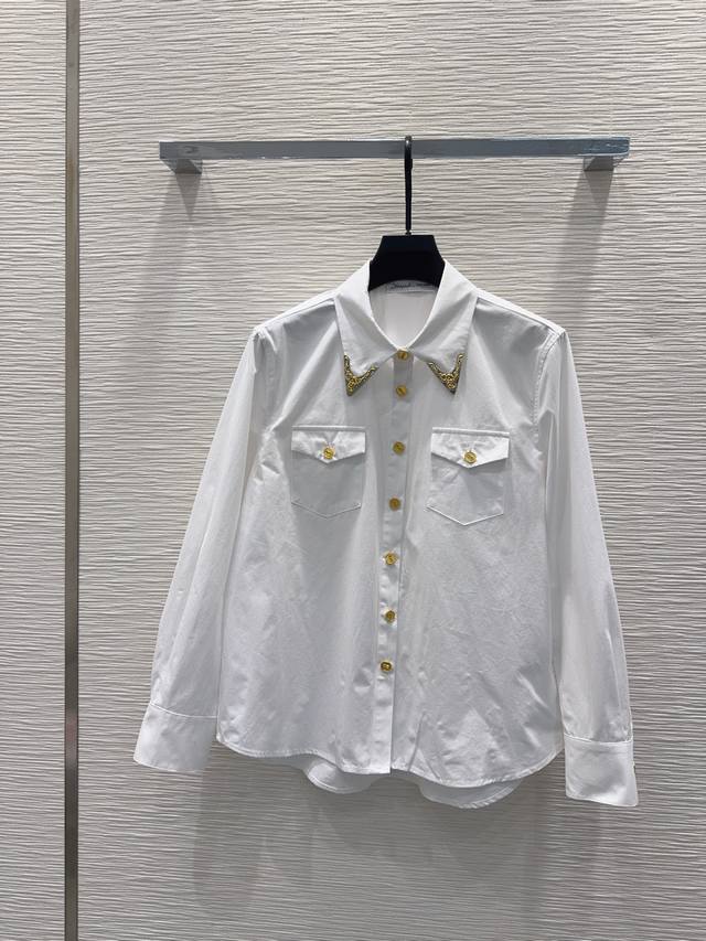 Schiapare*Lli 2025Fw新款衬衣 低调奢华立体剪裁 精简线条感设计 高贵典雅又尽显温柔知性的气质 进口特殊材质 收到手会很惊艳 定制面料质感超赞