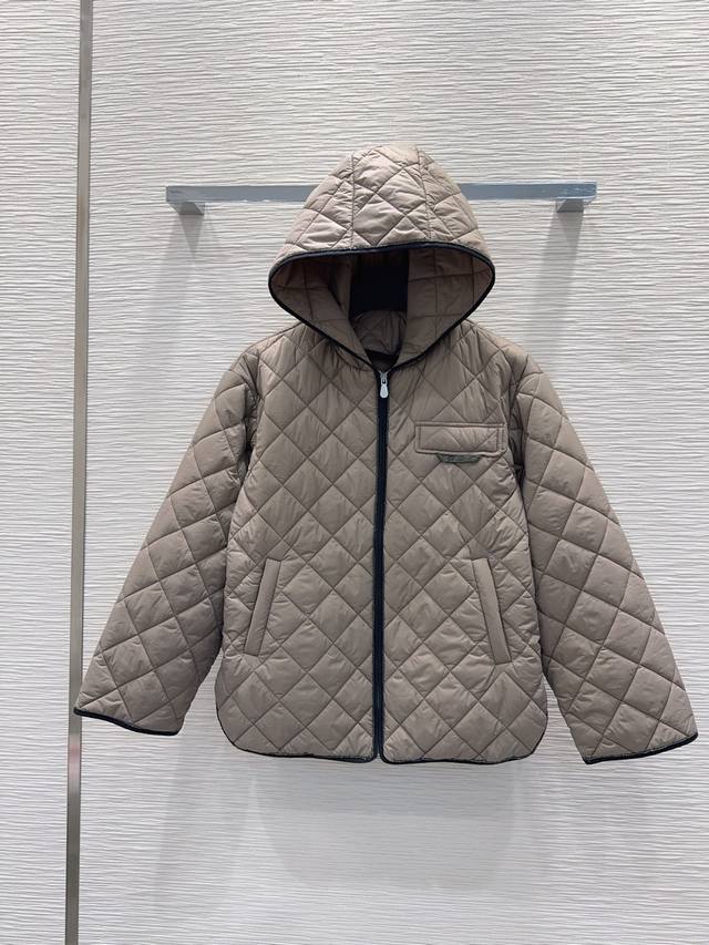 Brunello Cucine*Lli 2025Fw新款夹棉外套 整体保暖效果拉满，休闲时尚，经典拉链Logo完美点缀 Sml S衣长59 肩宽45 胸围104