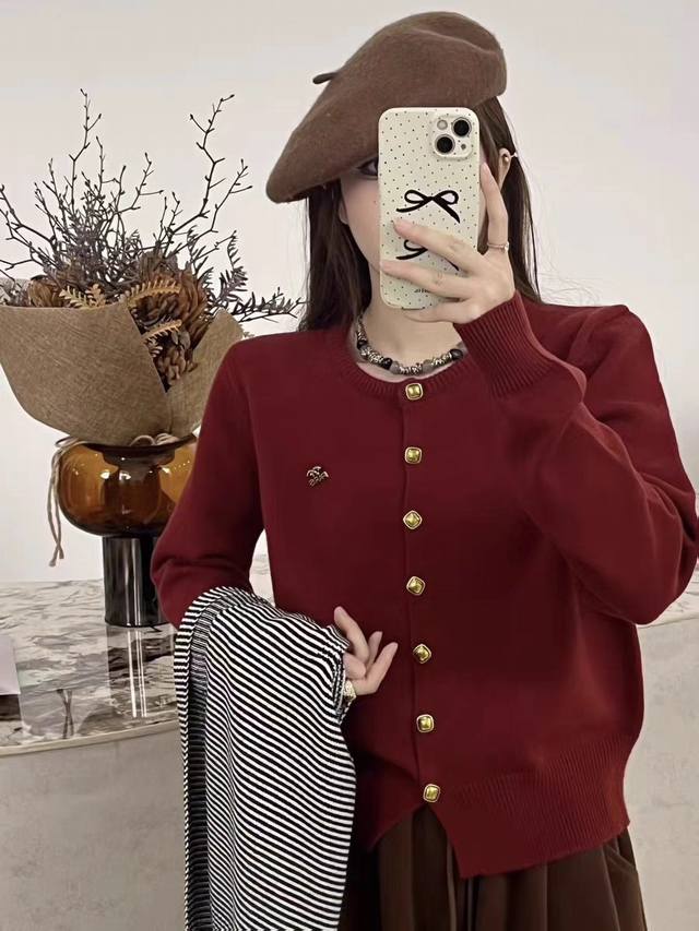 设计感条纹披肩叠穿毛衣 Smlp