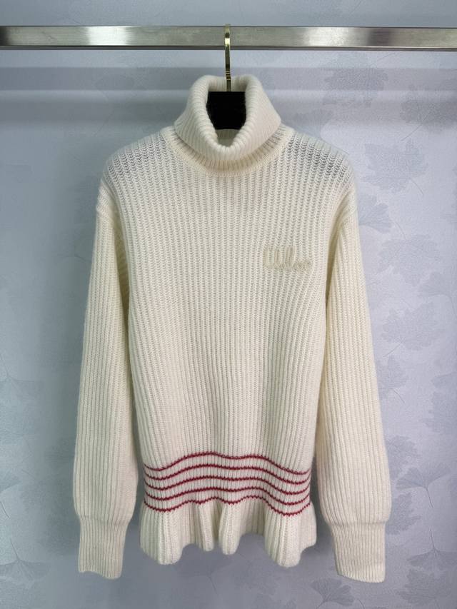 Ch*25秋冬新款高领针织毛衣，柔软材质超舒服，高领设计保暖力满分1色3码Sml T226B.