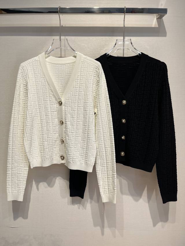 2025新款 B家回字纹开衫 高品质 版型显瘦 Size: S- L