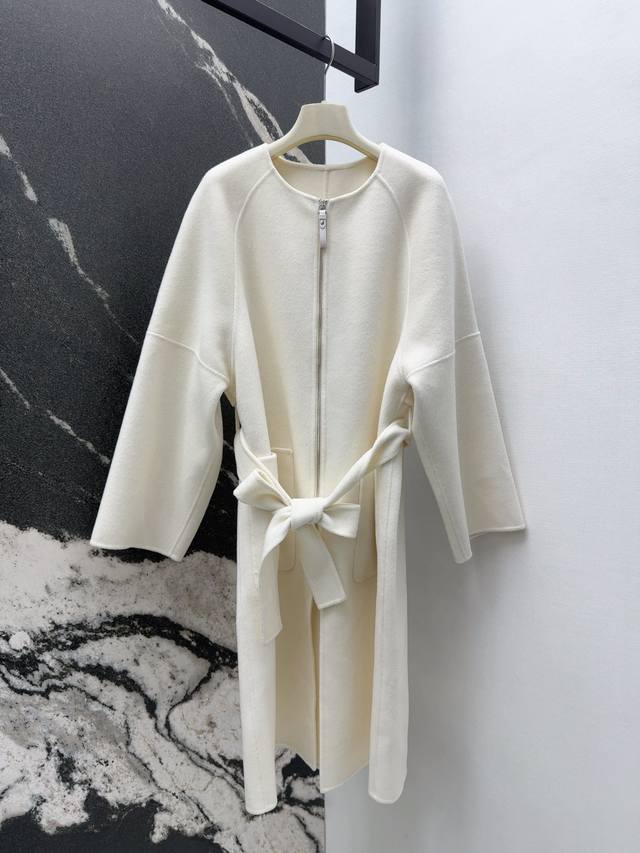 Her 25Ss 秋冬新品时髦穿搭手工羊毛大衣外套时髦精必入叠搭神器 纯手工制作双面尼面料 气质H廓型设计帅气又时髦 进口90羊毛10羊绒面料质感细腻柔软挺阔有