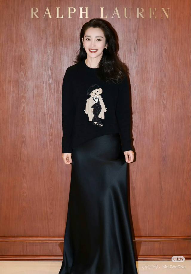 拉夫劳伦Rl*新款上新高端定制羊毛混纺纱线面料、贝雷帽插兜大衣刺绣小熊Rl徽标装饰圆领套头长袖针织衫上衣！黑色， M码：肩宽36，胸围88，袖长59，衣长58