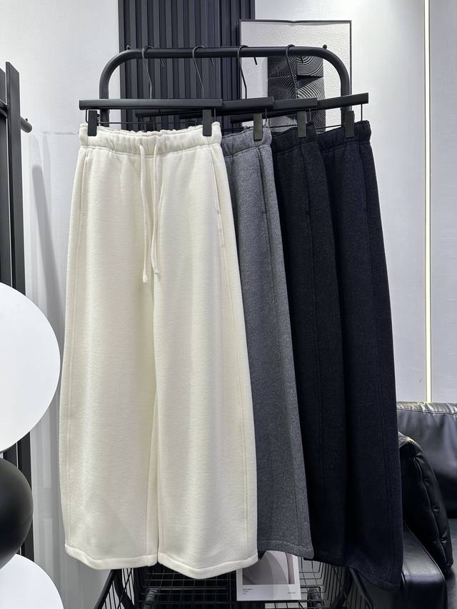 Acne Studios-爆款延续经典净版抽绳加绒香蕉裤 复合毛呢面料 版型超正 上身特别显瘦 百搭不挑人 四色 Smlxl