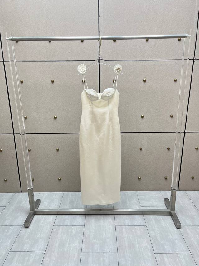 Magda 花朵吊带连衣裙！100％醋酸 两色 Sml