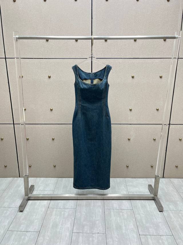 Magda 早秋牛仔修身连衣裙！棉 Sml