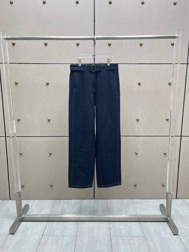 Magda 腰带宽松牛仔裤！棉 Sml