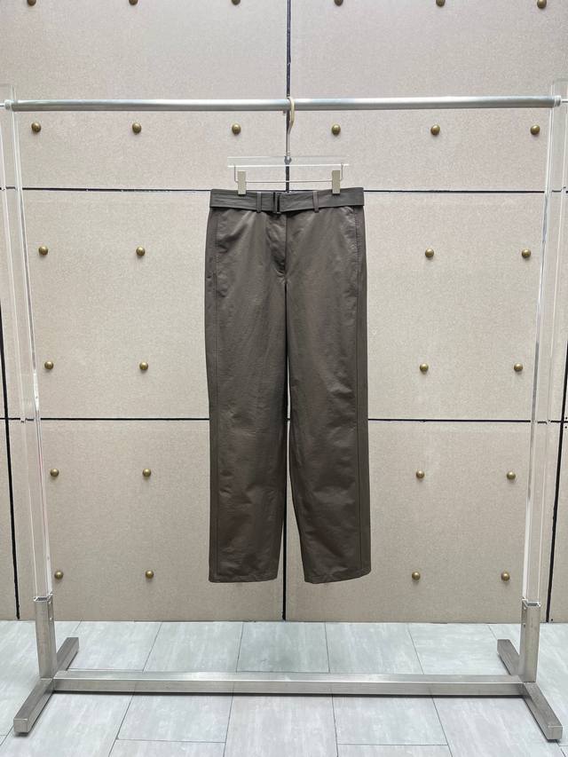 Magda 棉质腰带休闲裤！棉 Sml