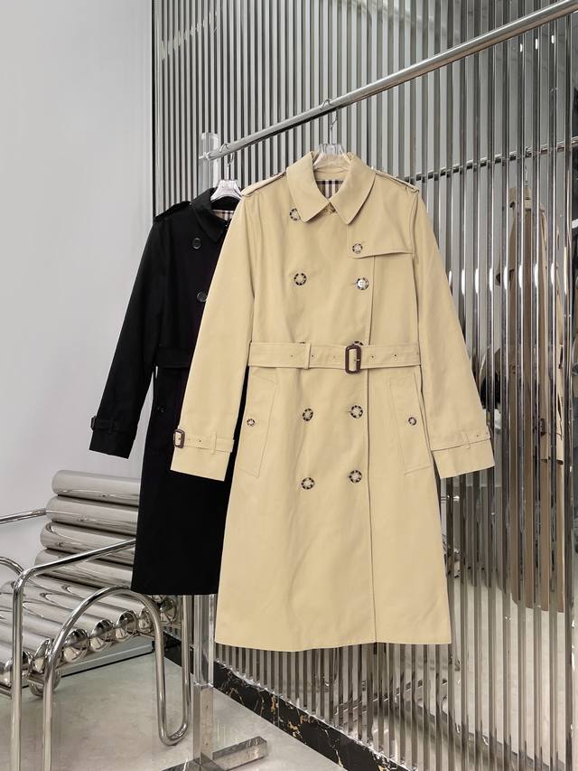 实拍图！最新Bbr 25New 肯辛顿风衣。颜色：卡其 黑。尺码：Sml 。