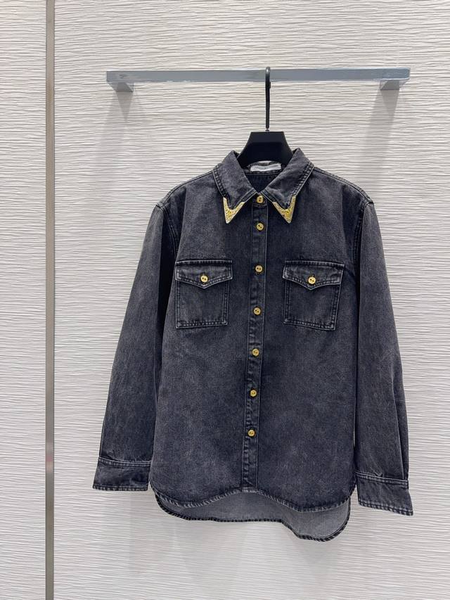 Schiapare*Lli 2025Fw新款 高版出品~超时髦新款丹宁牛仔 酵洗个性色调上身又酷又飒爽 采用定制高品质斜纹棉质水洗牛仔面料，纹理细腻，棉感自然，