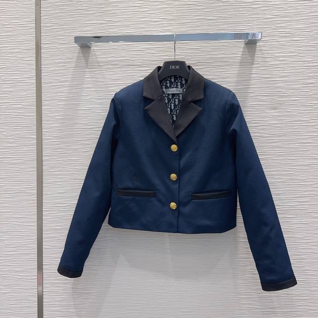 Christian Dio*2025Fw新款夹棉外套 舒适百搭 贸易公司订单货！原单渠道货 好搭配 不可多得的一款！数量有限要快 柔软细腻超有型 必备款！Sml