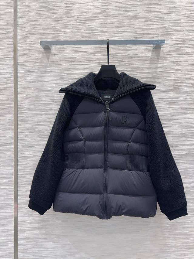 Mackag*E 2025Fw新款羊毛羊绒 羽绒填充 整体保暖效果拉满，常规款羽绒服 休闲时尚，经典Logo完美点缀Sml S衣长62 胸围97 袖长72 下摆