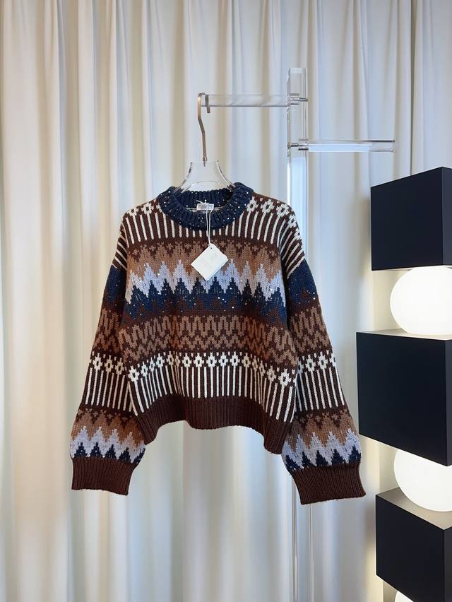 Bc新款全身珠片绣花工艺羊毛上衣 扩版版型 定制定织羊毛面料 全身珠片设计 质感好 舒适透气 采用全身重工珠片点缀 优雅气质款 女神必备 最高品质 欢迎对比 S