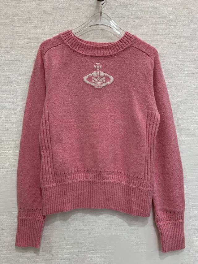 西太后～嵌花土星 羊毛针织衫 码数：Sml L码:胸围92 衣长60