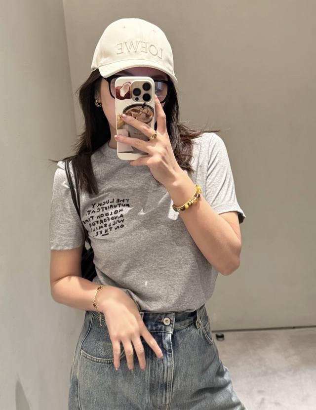 罗意威 25秋冬新款 联名猫咪T恤 猫咪图案超有童趣和艺术感一个色Sml