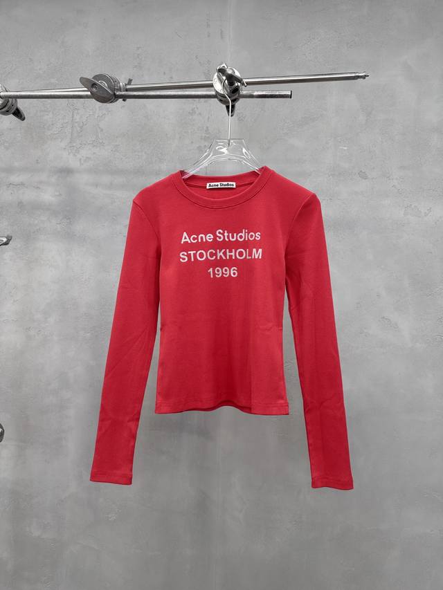 克罗心 ｜ 新款长袖打底，成衣洗水加特殊硅胶烫银印花工艺，休闲时尚，尺码Sml