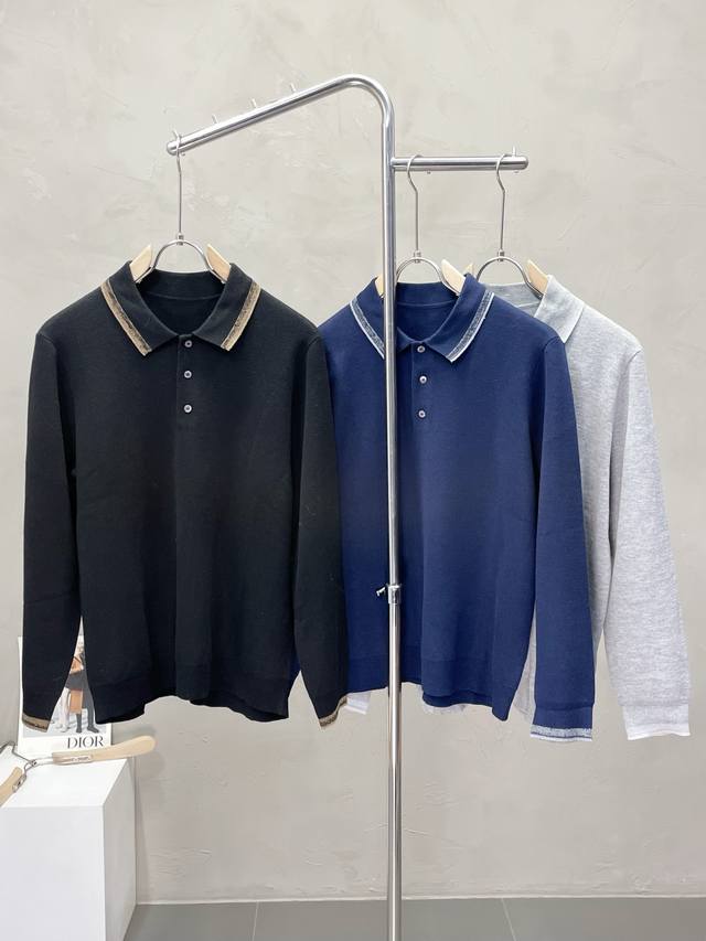 Zegna杰尼亚独家专供最新时尚秋冬针织毛衣 经典设计感与颜值爆棚的外套，品质更是无法挑剔品控可以直接入手，不容过错的高端臻品！通过细节图片便可感受到它强悍的气