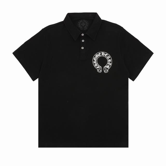 Chromehearts 克罗心 马蹄印花短袖polo衫 Size：Xs-L