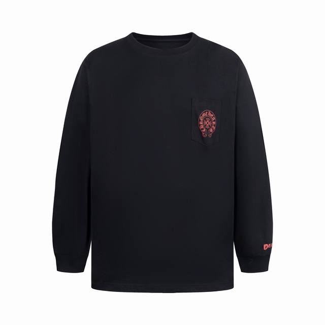 独家供应 Ch 克罗心动漫印花长袖 面料采用26织200克全棉材质，印花这里很重要 原版采用的油墨印花，一般印花厂根本没有能力还原 ，跑了N多工厂p最后光阴不负