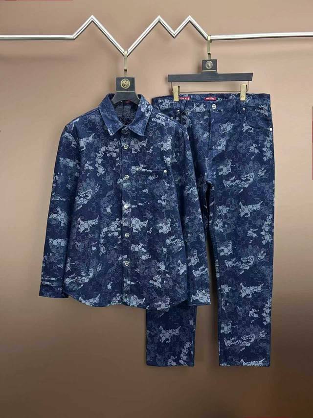 Gucci 古驰 25Ss 新款兰花花卉牛仔 尺码：S M L Xl