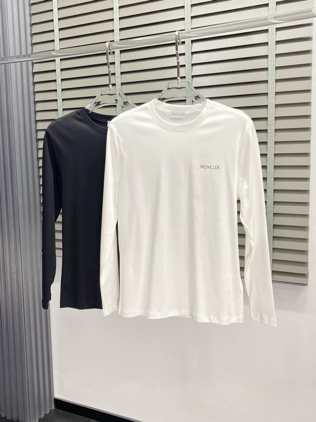 Moncler蒙口独家专供新款原单男士休闲长袖 高端定制 高端版本 时尚百搭爆款进口面料 手感超柔软细腻 穿着亲肤舒适 高端精品 代工厂p精细做工 上身非常赞