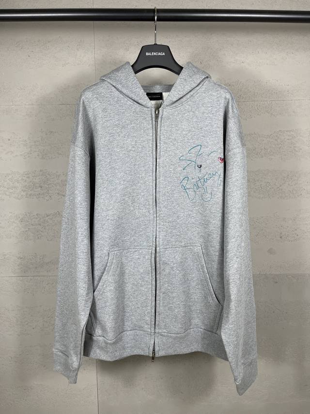 实拍图 顶级版本.官网品质 Balenci*Ga 26新款 。Balenciaga Music Britney Series限量版音乐合作系列，前后片直喷印花