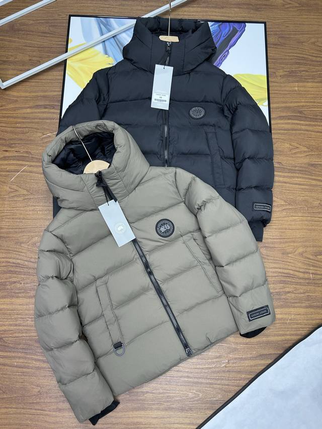 Canada Goose加拿大鹅 Grandview系列黑标连帽短款羽绒服情侣男女同款面包服 6月份购入原版开发 完美还原大鹅原汁原味的版型 90白鸭绒 童叟无