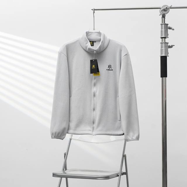 工厂p直供 Kailas丨凯乐石纯色抓绒内胆 配色：浅灰色 尺码：S-Xxxl