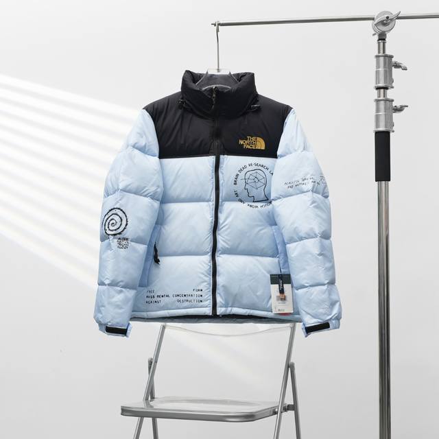 工厂p直供 Tnf丨北面96脑死亡联名羽绒服 配色：蓝色 尺码：Xs-Xxl