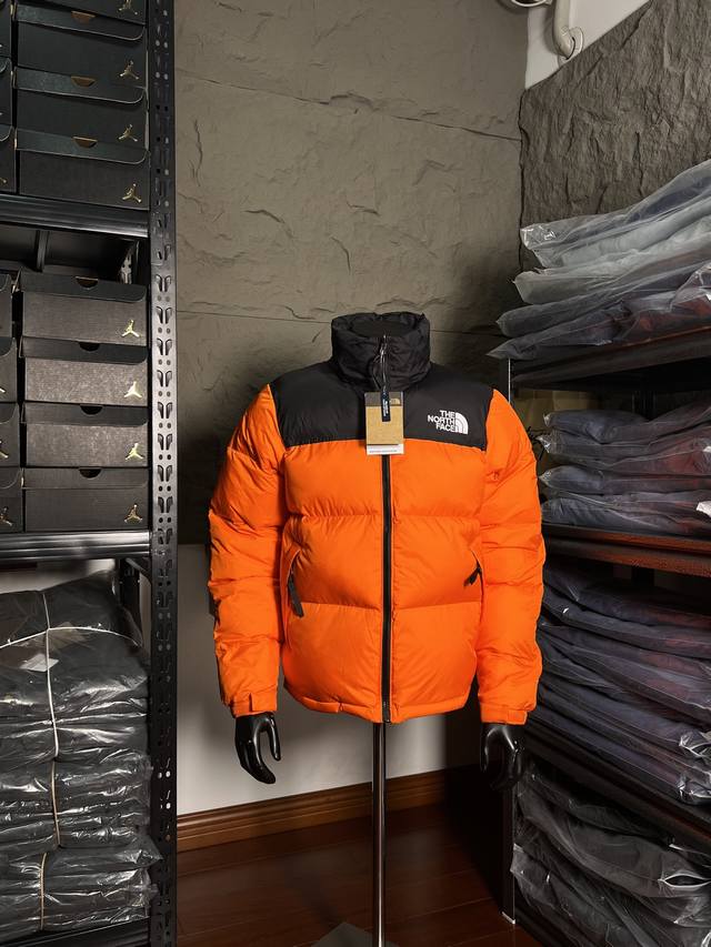 The North Face 1996北面羽绒服外套 美版700蓬 店内实拍 超级保暖 橙色 尺码Xs-Xxl