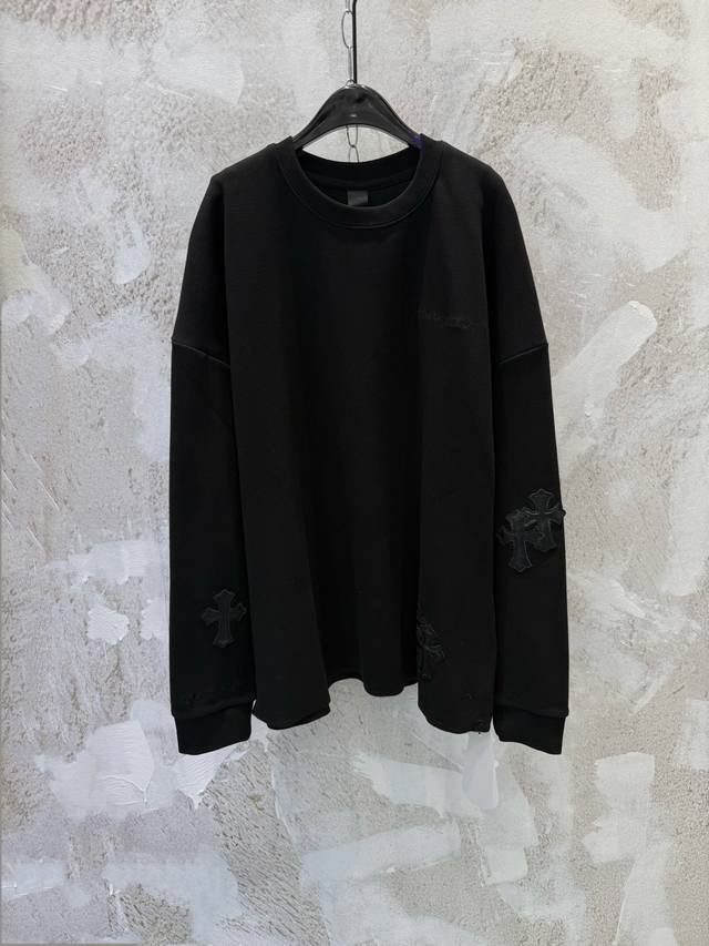 Ch克罗心华夫格十字架拼真皮订制380克优质高织数龙骨纹材质面料 Size: S M L