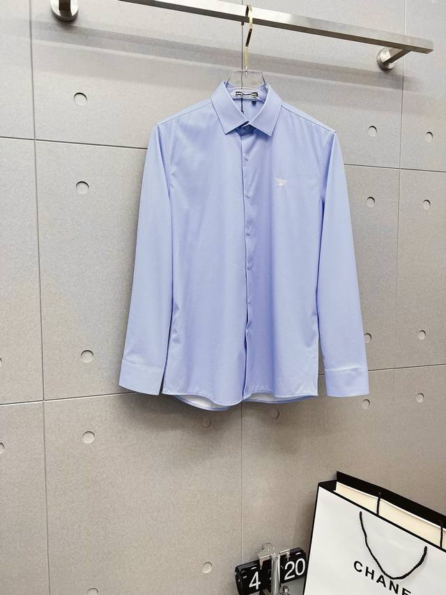 Arman‘’ 原单货.爆款来袭 2025Ss官网新款长袖 衬衫 衬衣，精美刺绣Logo 高端版本，专柜定制面料 透气舒适度高，精工制作，细节处理完美无可挑剔，