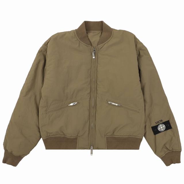 Cd X Stone Island 石头岛 联名款飞行员棉服夹克外套 Size：46-52