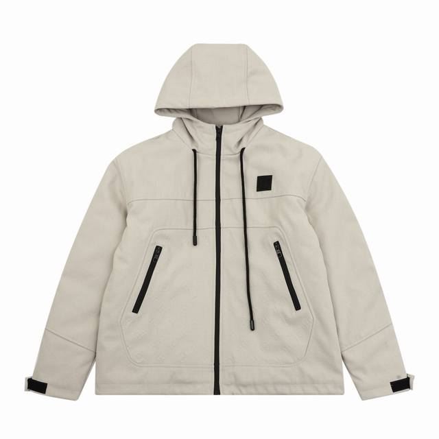 Louis Vuitton 路易威登 老花浮雕工装口袋风衣拉链棉服外套 Size：Xs-L