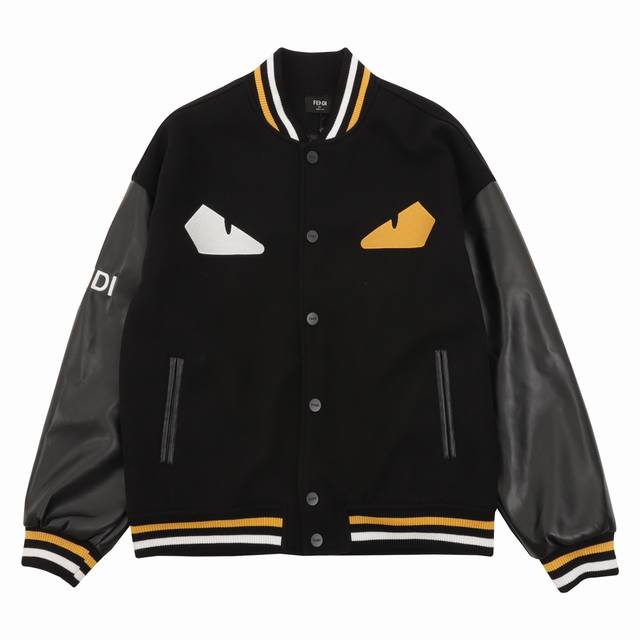 Fendi 芬迪 小怪兽眼睛棒球服外套 Size：Xs-L