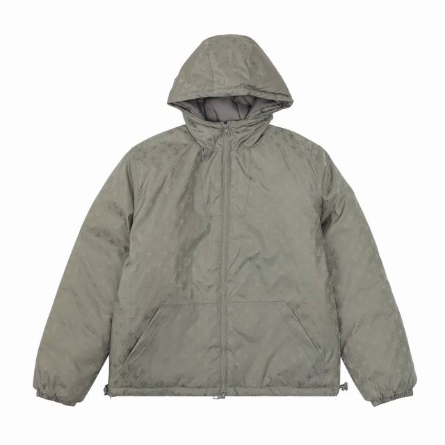 Louis Vuitton 路易威登 秋冬新款满印老花连帽棉服 Size：Xs-L