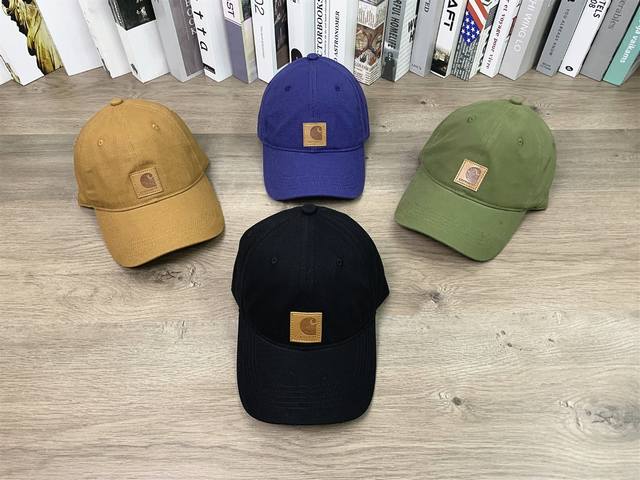 9942##卡哈特软顶棒球帽经典款鸭舌帽男女休闲显脸小百搭帽子# 可调节 颜色：蓝色 卡其色 绿色 黑色