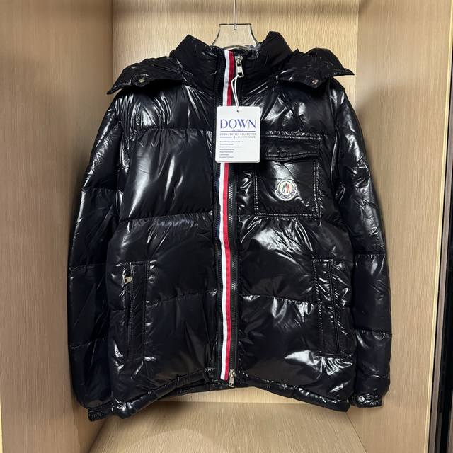 Moncer蒙口羽皇三色织带彩条 双门襟百搭白鹅绒羽绒服 男女同款 顶级芯片版本 标配防尘袋 退换遗失默认-5 市面上版本太多，品质和价格p成正比才是王道 正品