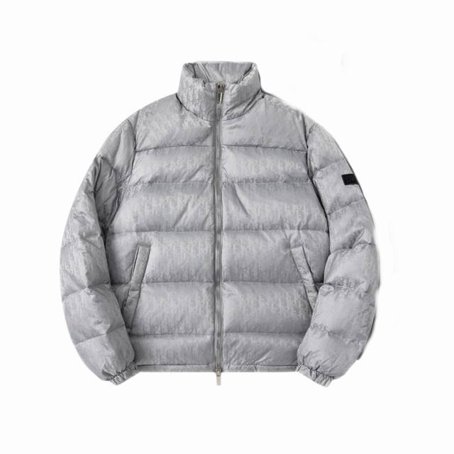 款号#S620 迪奥 Christian Dior Cd 常青款老花官网限定提花满印暗纹工艺加持翻领经典款羽绒服 正确独家版本 全网独家版本，随意对比市面任何质