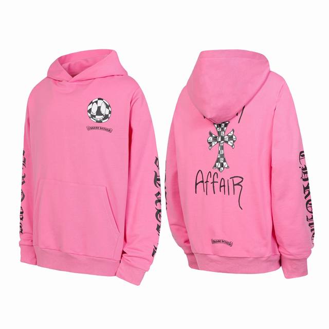 Ke3192 Chrome Hearts Ch 克罗心十字架 梵文印花连帽卫衣帽衫 定织定染无色差 无论面料还是做工细节 碾压市面普通版本 五金拉链辅料均为定制