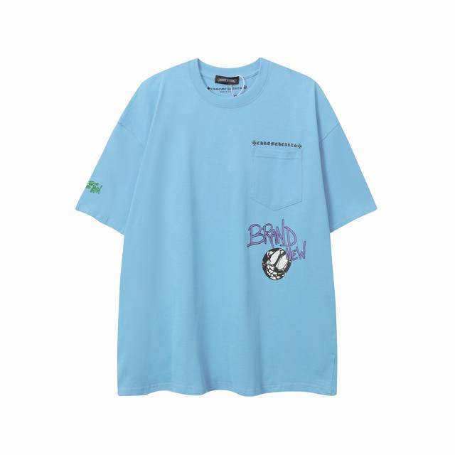 Ke103 Chrome Hearts Ch 克罗心梵文字母印花 Matty Boy 涂鸦短袖 正确配置 市场最高版本 2025克罗心正品包装 原版开模 定制五