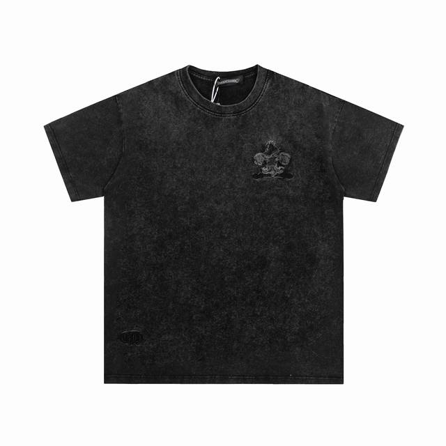 Ke263 Chrome Hearts Ch 克罗心重工绣花短袖背后重工贴布立体短袖 正确配置 市场最高版本 2025克罗心正品包装 原版开模 定制五金 辅料