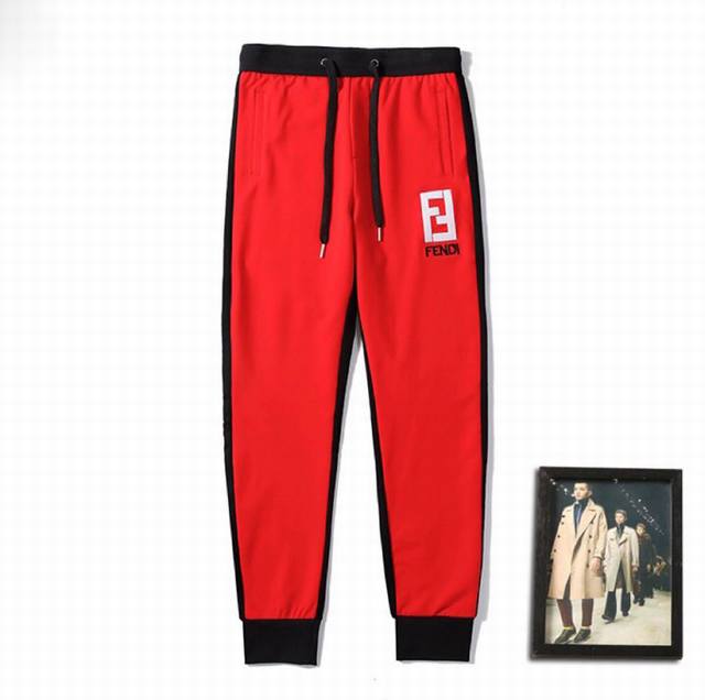 Fen 芬迪 春夏装新款休闲裤 运动裤 简洁大气上档次，进口纯棉面料，夏季不挑身材又容易凹造型 设计风格，简约百搭，避免了视觉上的一体化，穿上多一分青春活力，必