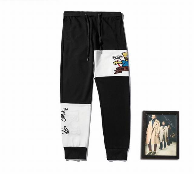 Off 春夏装新款休闲裤 运动裤 简洁大气上档次，进口纯棉面料，夏季不挑身材又容易凹造型 设计风格，简约百搭，避免了视觉上的一体化，穿上多一分青春活力，必备单品