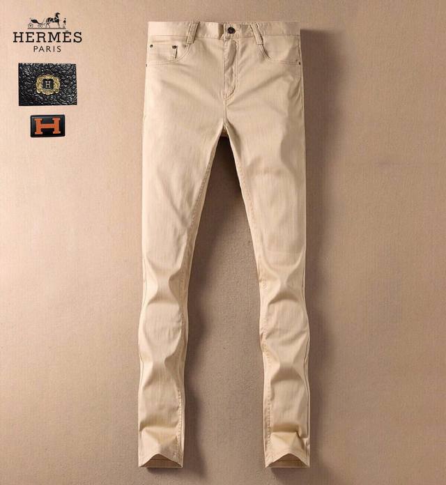 当天出货！ 爱马仕 米兰走秀款时装款，专柜精品休闲裤 出入专卖店无压力 专柜热销款 品味与价值共享 身穿着非常舒适 低调不失奢华 穿出去非常有档次,裤型款式和裁