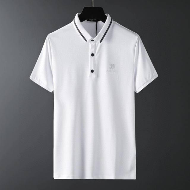 巴宝莉 官网春夏新款男士短袖翻领polo衫 高端T恤 官网同步 定制进口丝光珠地棉面料 穿着舒适、丝滑透气 超重工 胸前刺绣字母Logo图案设计 百搭商务休闲款