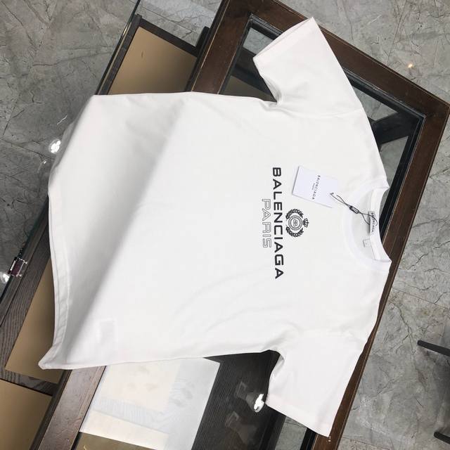 现货代发 Balenciaga 巴黎世家 官网新款T恤，专柜同步 精梳棉面料，舒适柔软 黑色，白色，M～3Xl