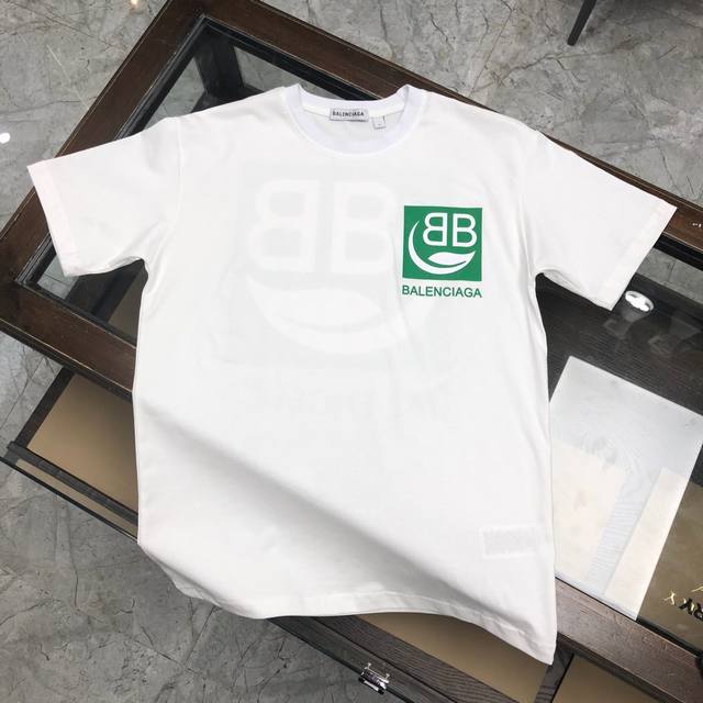 现货代发 Balenciaga 巴黎世家 官网新款，专柜同步 精梳棉面料，舒适柔软，黑色，白色，M～3Xl