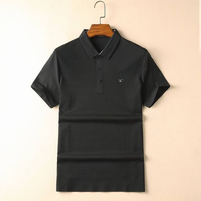 夏装新品 Burberry 博柏利 新款短袖polo衫 重磅级臻品，最新专柜橱窗主打新款、独家定制进口高支彩棉面料，触感极为细腻柔软，优良的透气性，亲肤性极佳，