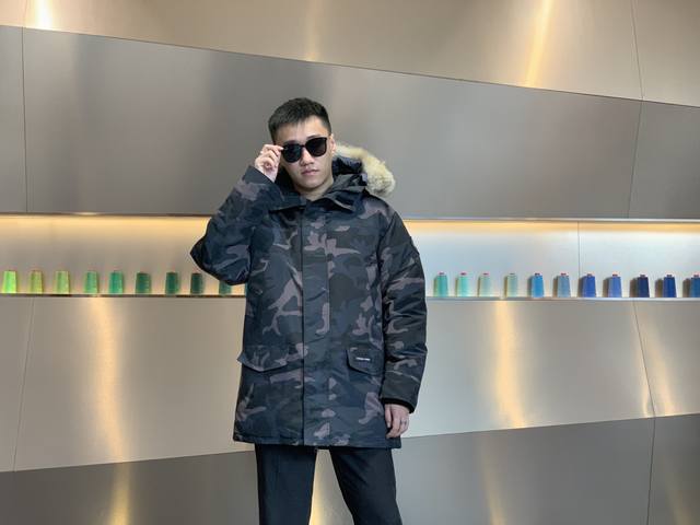 Canada Gooes 13款 : 黑迷彩 男款 中端级: 貉毛 600狼毛 工厂p直供:供应全球代购.微商.实体.天猫.高端档口以及工作室合作，可免费代发！